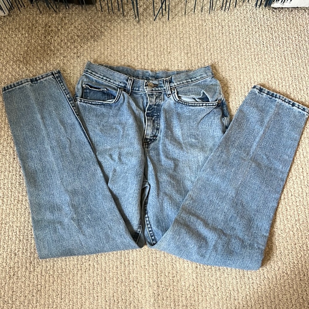vintage high waisted lee jeans